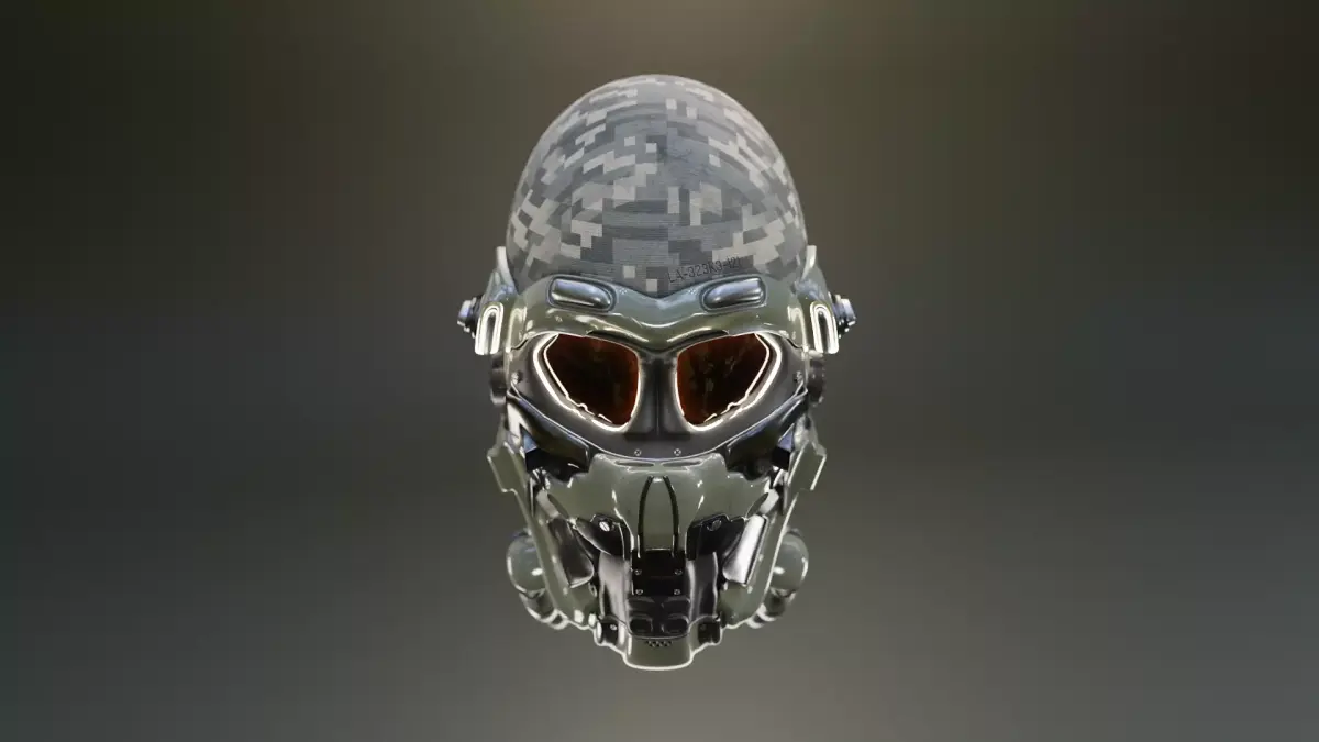 Special Military Helmet 3D model