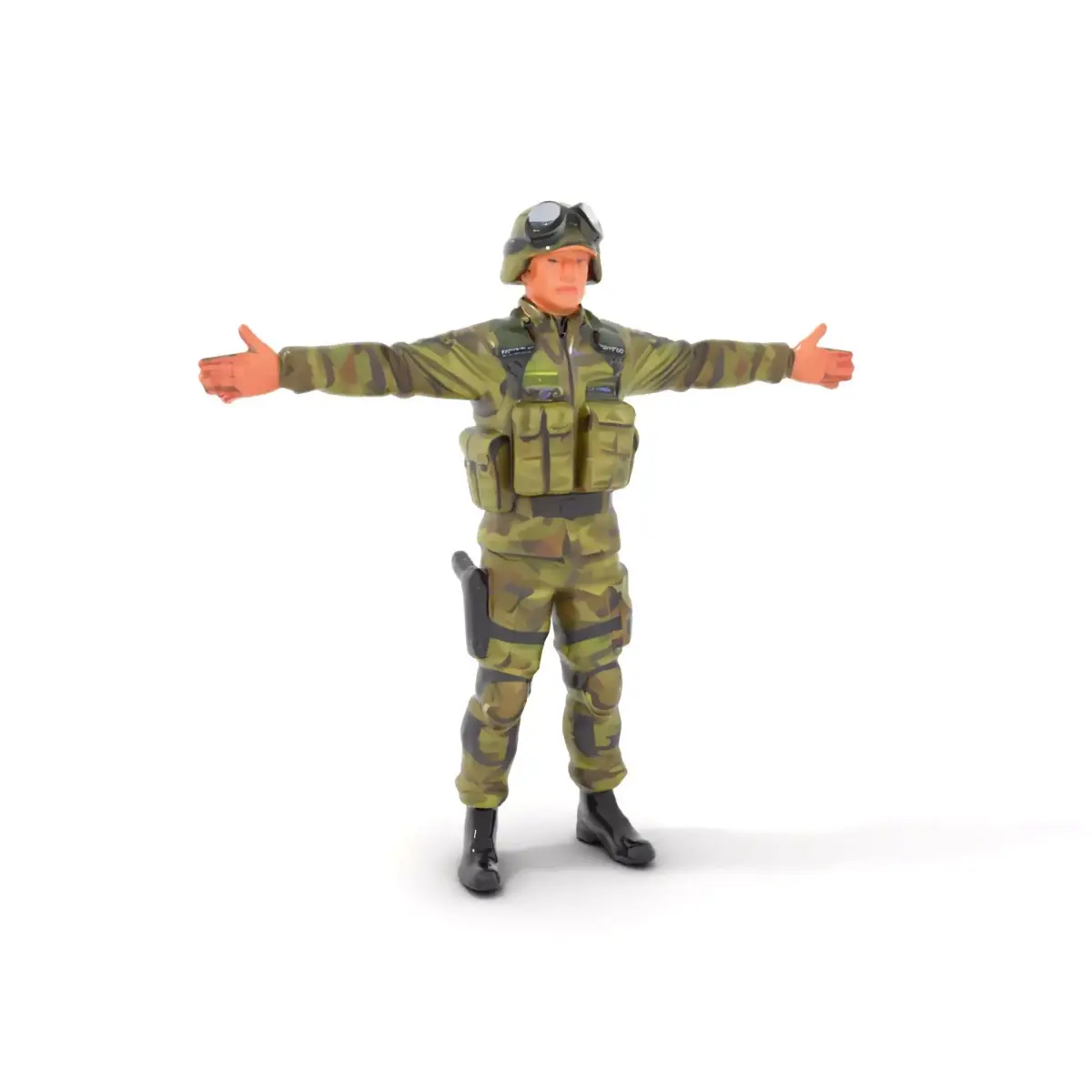 Tactical Soldier model pack Low-poly 3D model