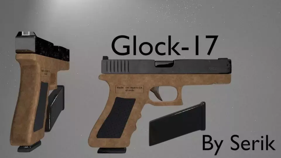 Glock-17 glock Free 3D model