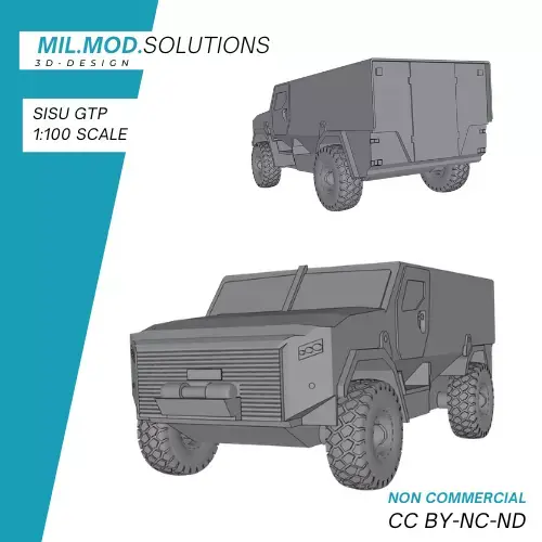 Sisu GTP MARPV Tabletop NATO 3D print model