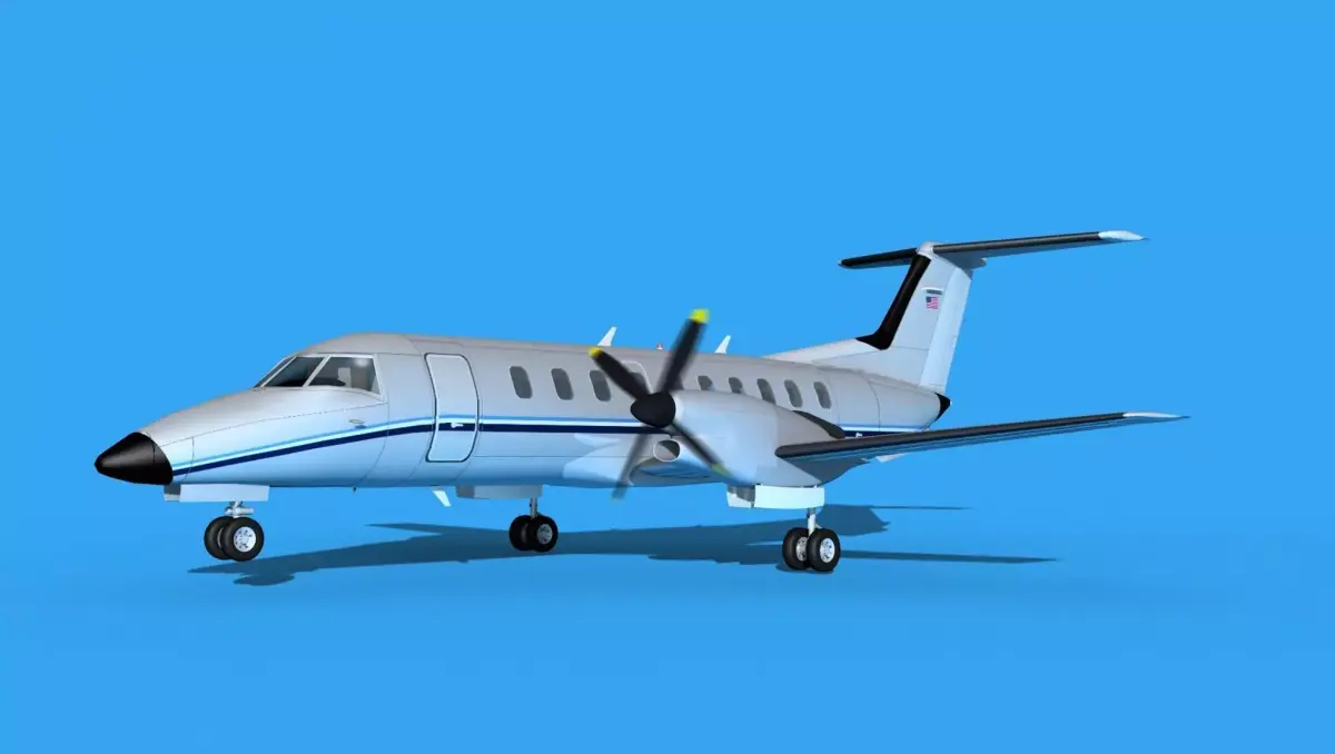 Embraer EMB120 Ameriflight 3D model