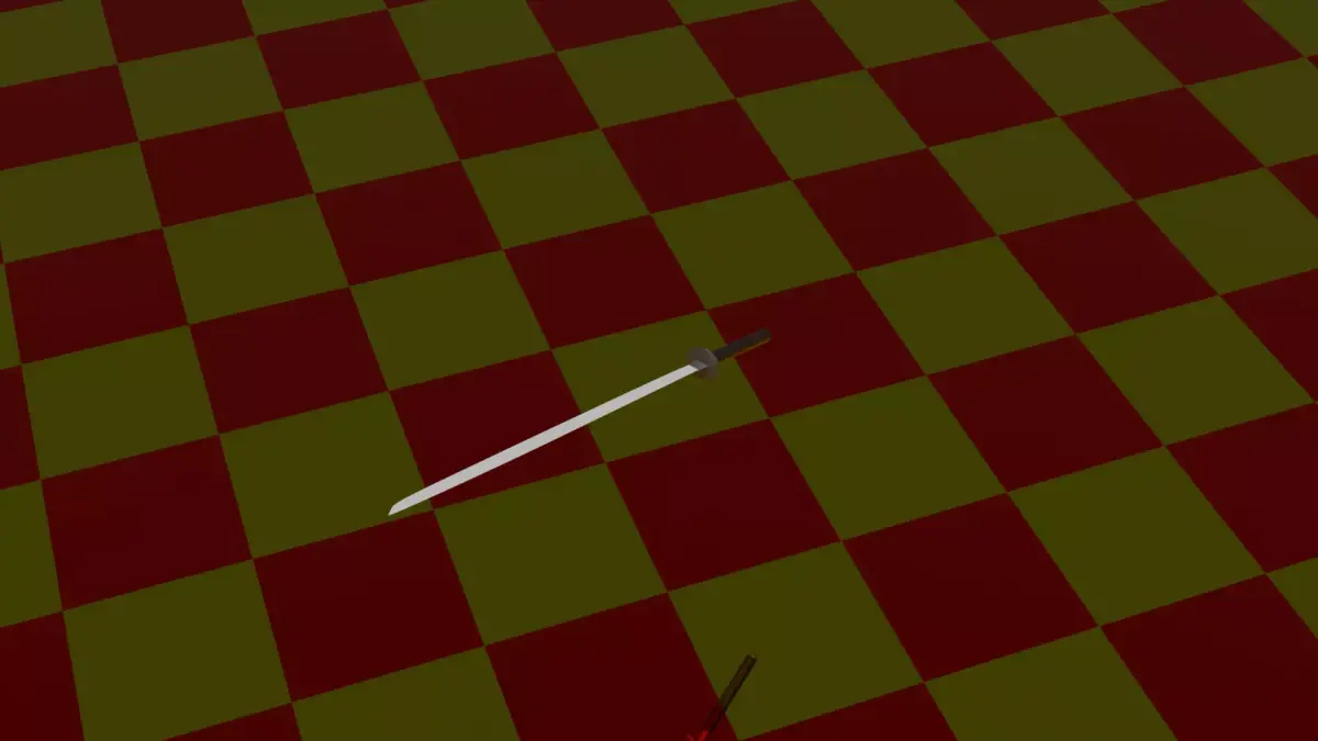 Katana sword Free low-poly 3D model order