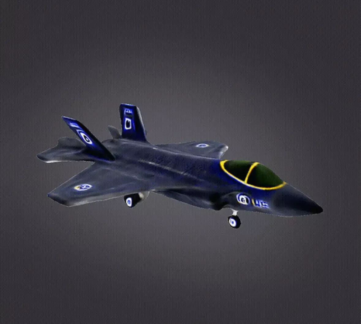 F35 Jet 3D print model