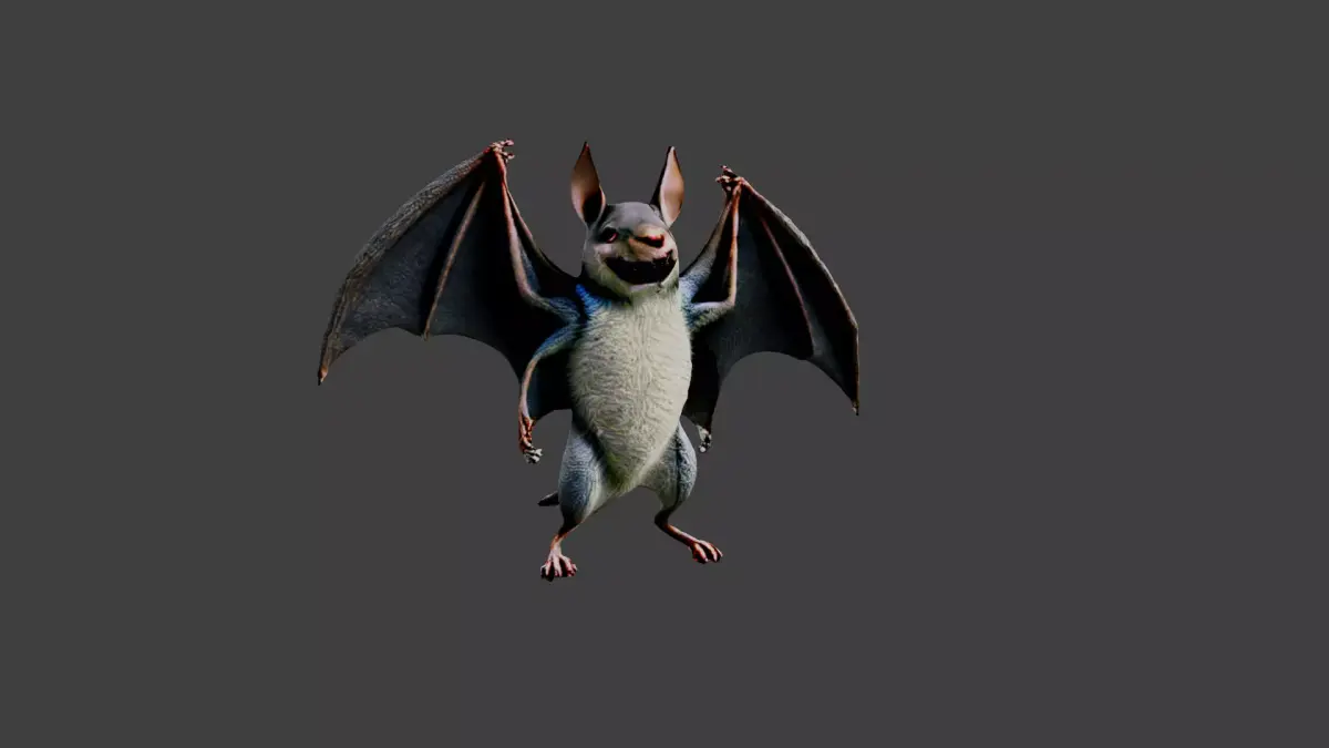 Bat Animal Low-poly 3D model purchase