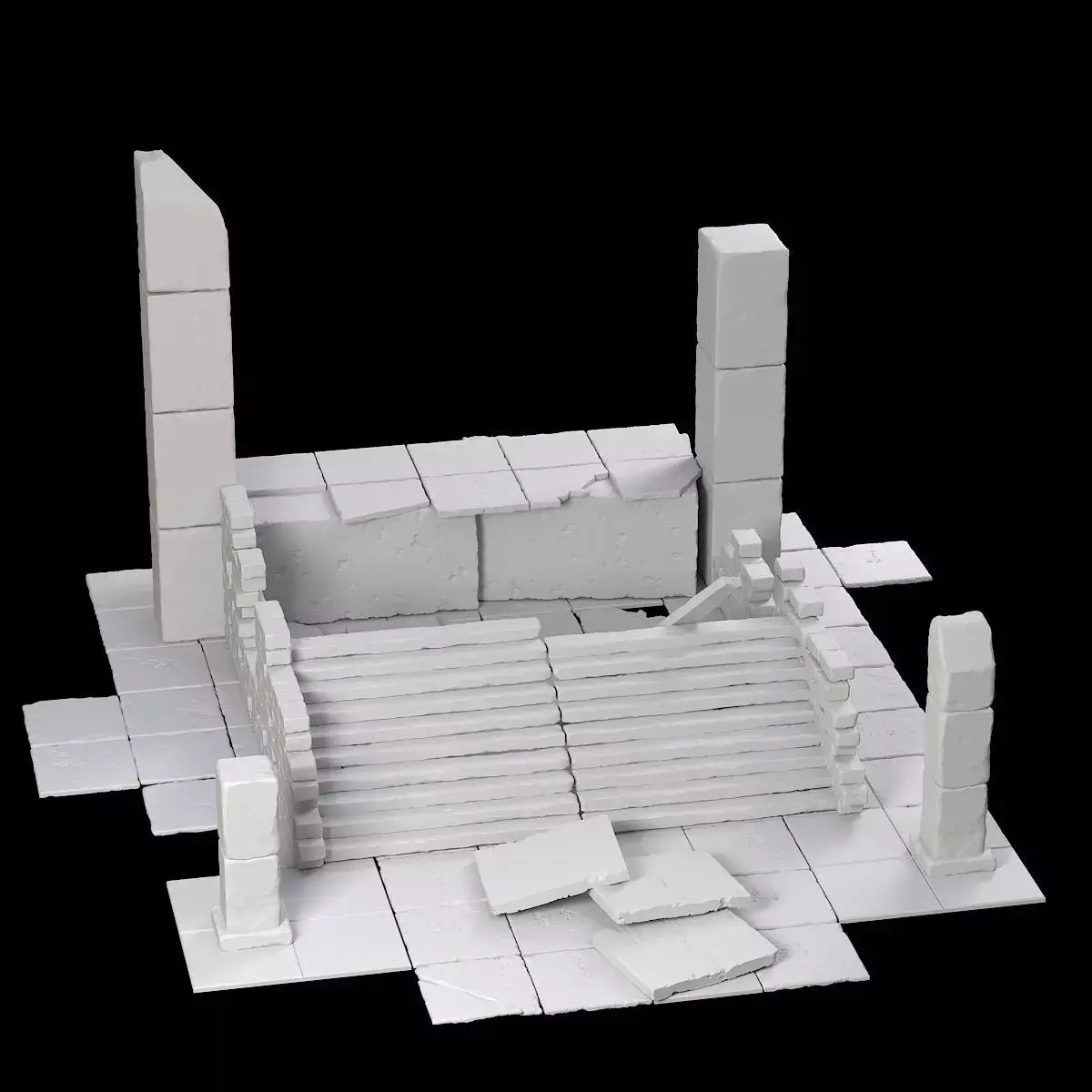 Old ruin 3D model