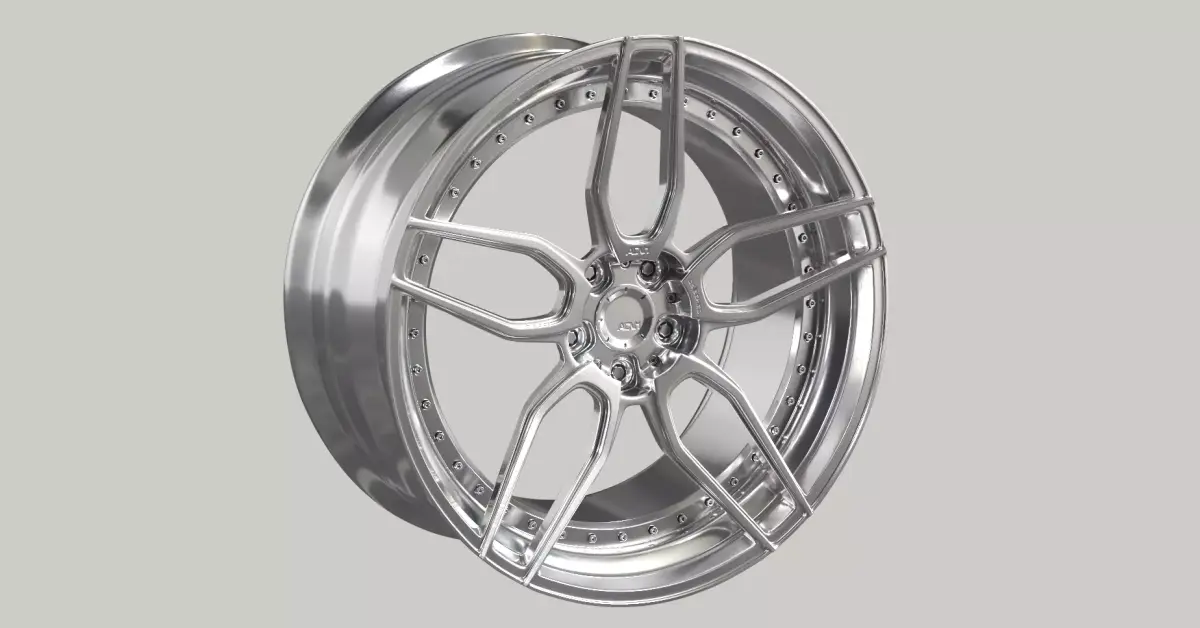ADV1 005 racing wheel 3D model