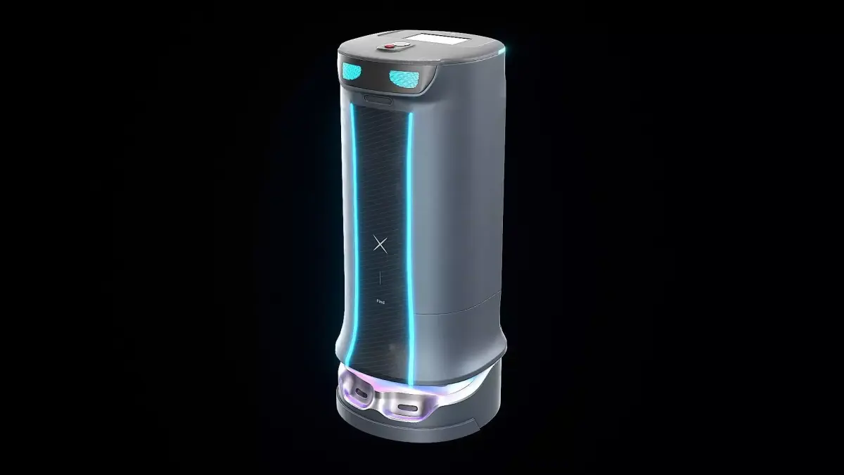 Modern Restaurant Robot Low-poly 3D model