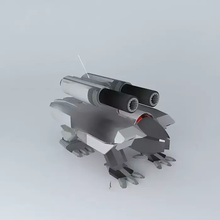 Heavy Assault robot KMU 88 Free 3D model
