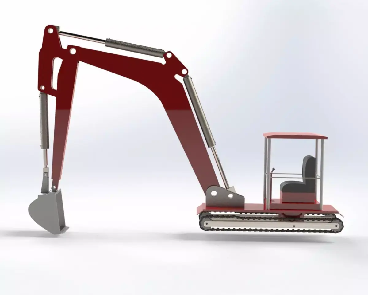 Excavator Model 3D model