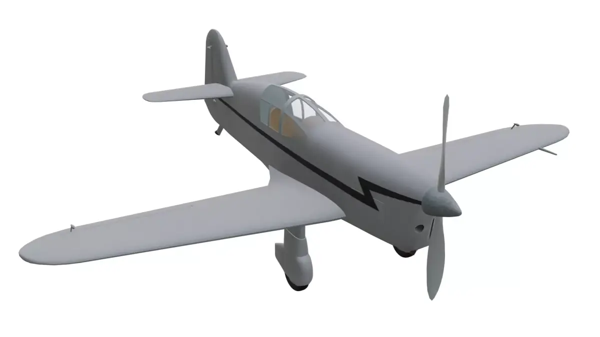 percival-mew-gull-e-3h Low-poly 3D model