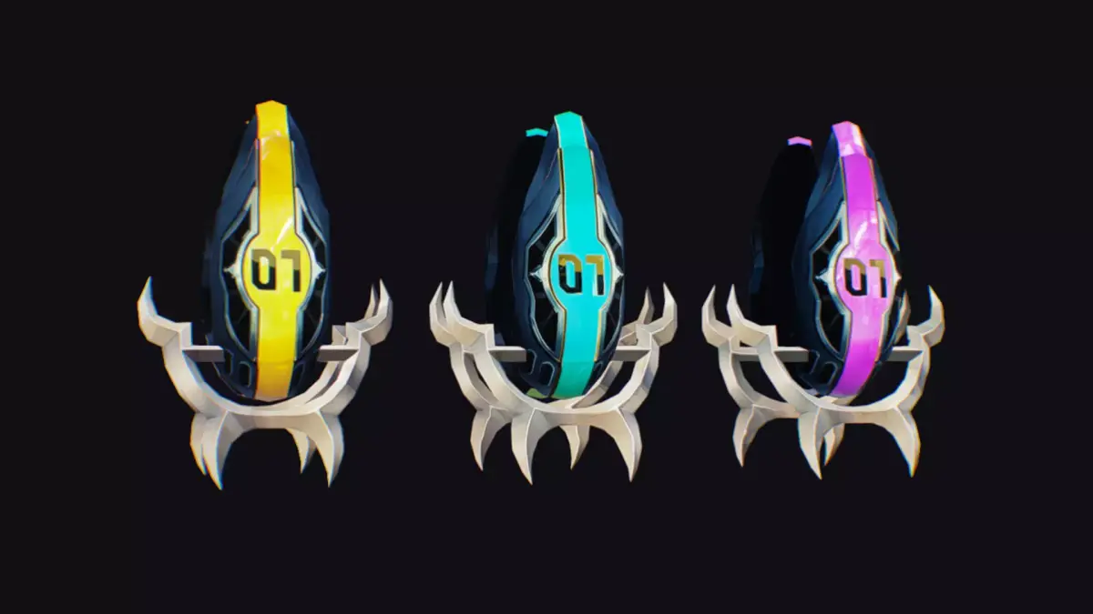 Claw Hand Futuristic Claws Glove Weapon Blade Low-poly 3D model