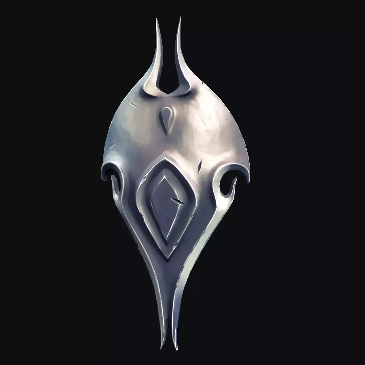 shield stylized Low-poly 3D model
