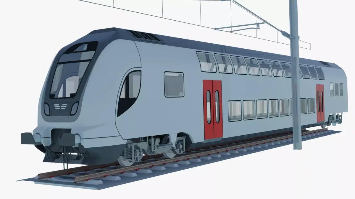 Bombardier Twindexx train 3D model