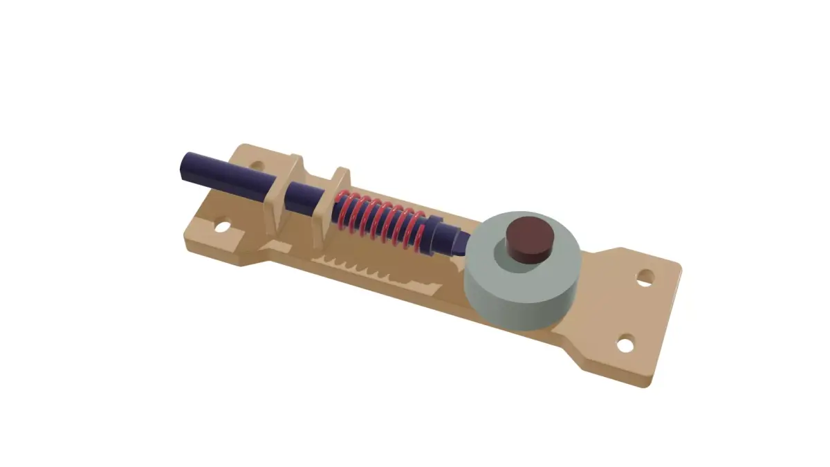 Radial Cam 3D model