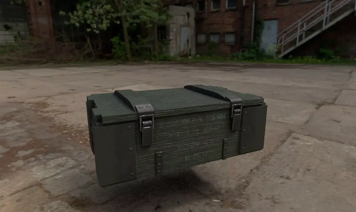 Ammo box Free low-poly 3D model
