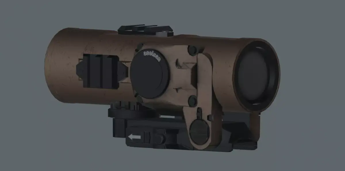 Aselsan A940 Low-poly 3D model