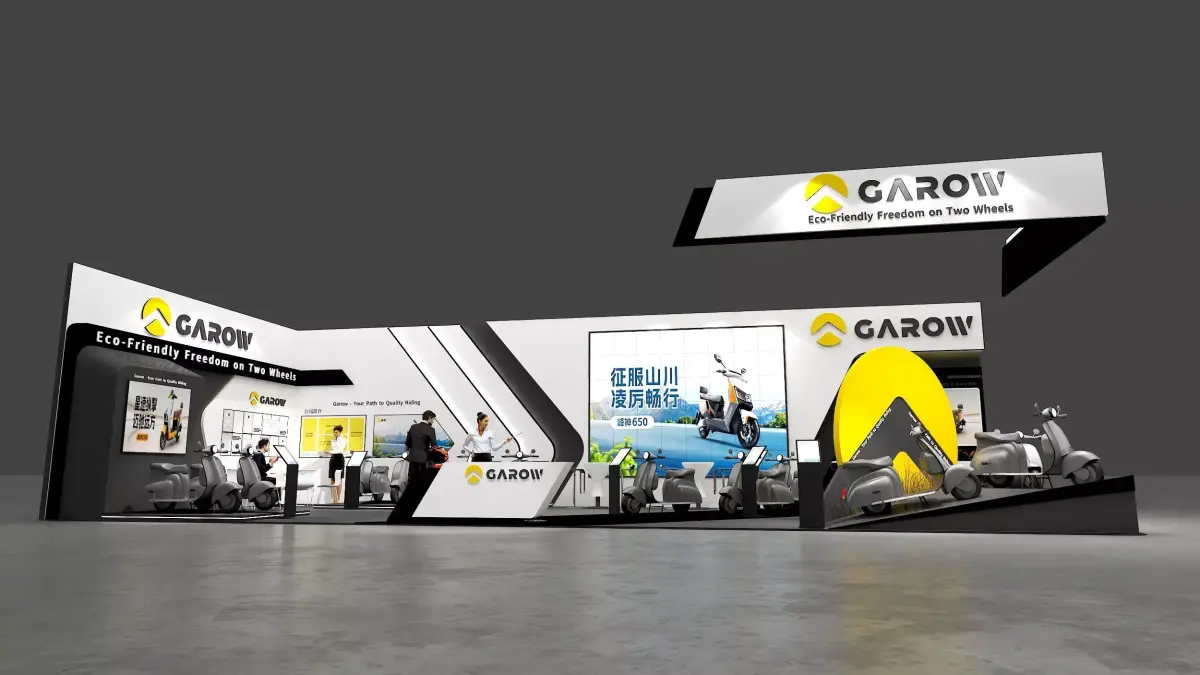 Two wheeler exhibition 3D model