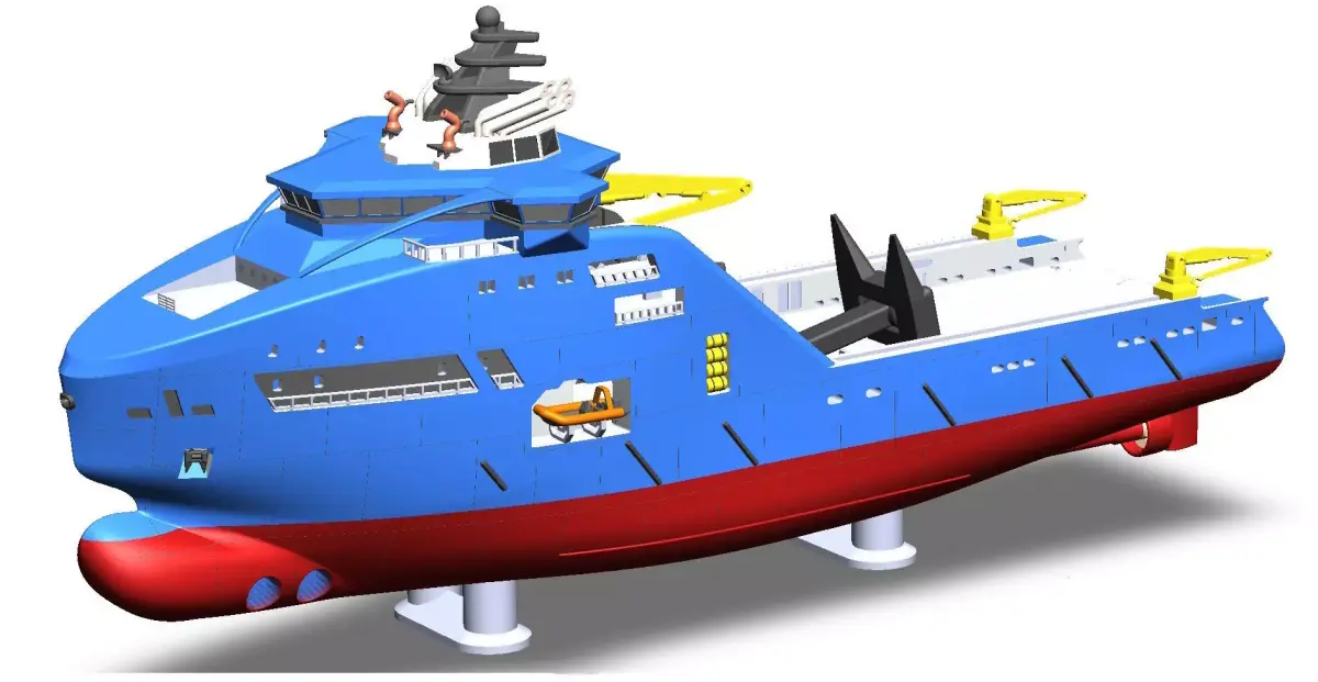 Bourbon and Horizon Arctic Ocean Going Tugs 1m 3D print model