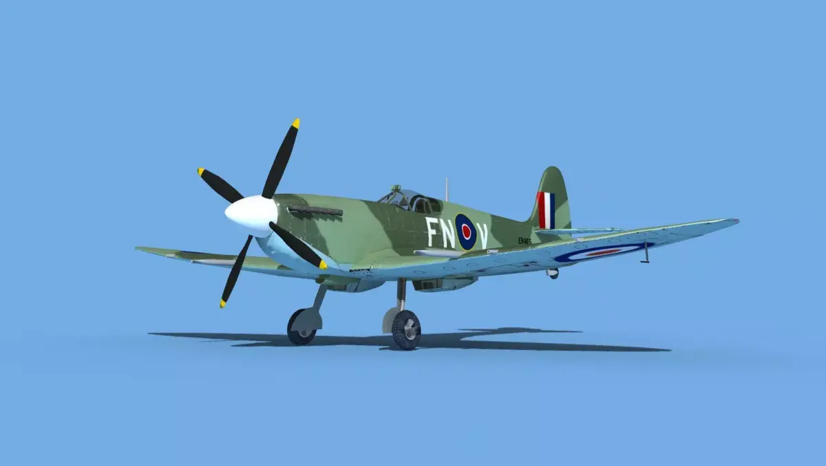 Supermarine Spitfire Mk IXb V09 3D model
