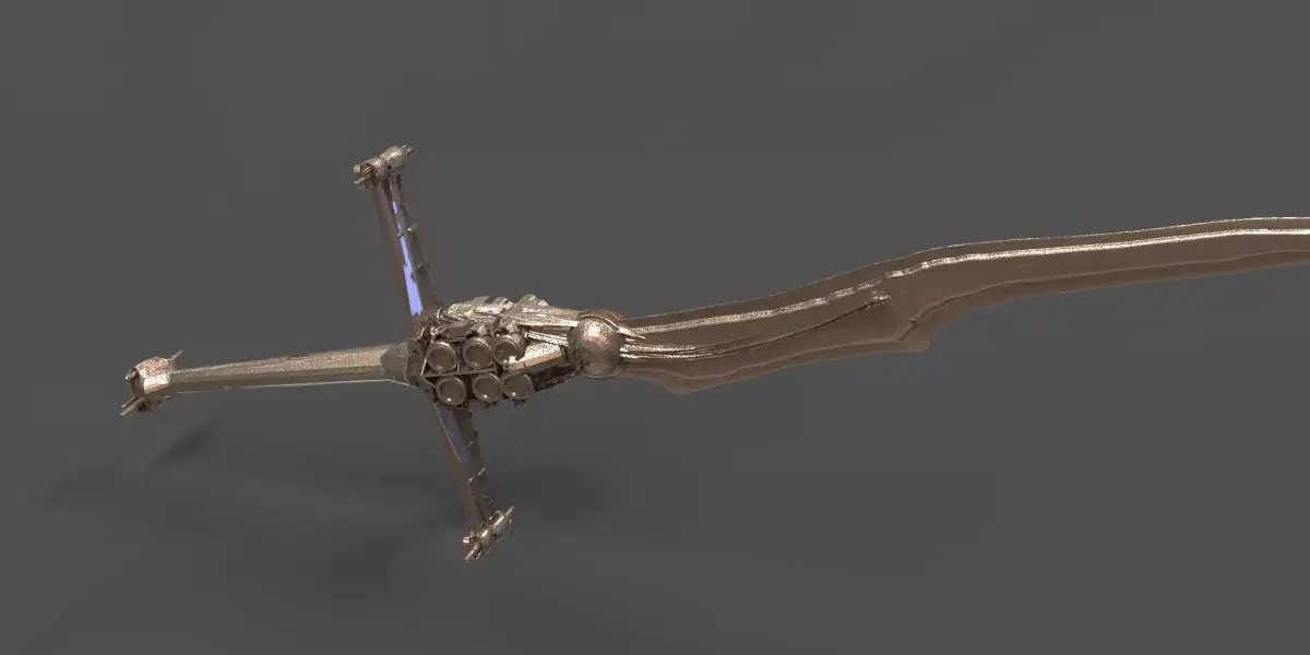 Sci-Fi solar Sword  3D model