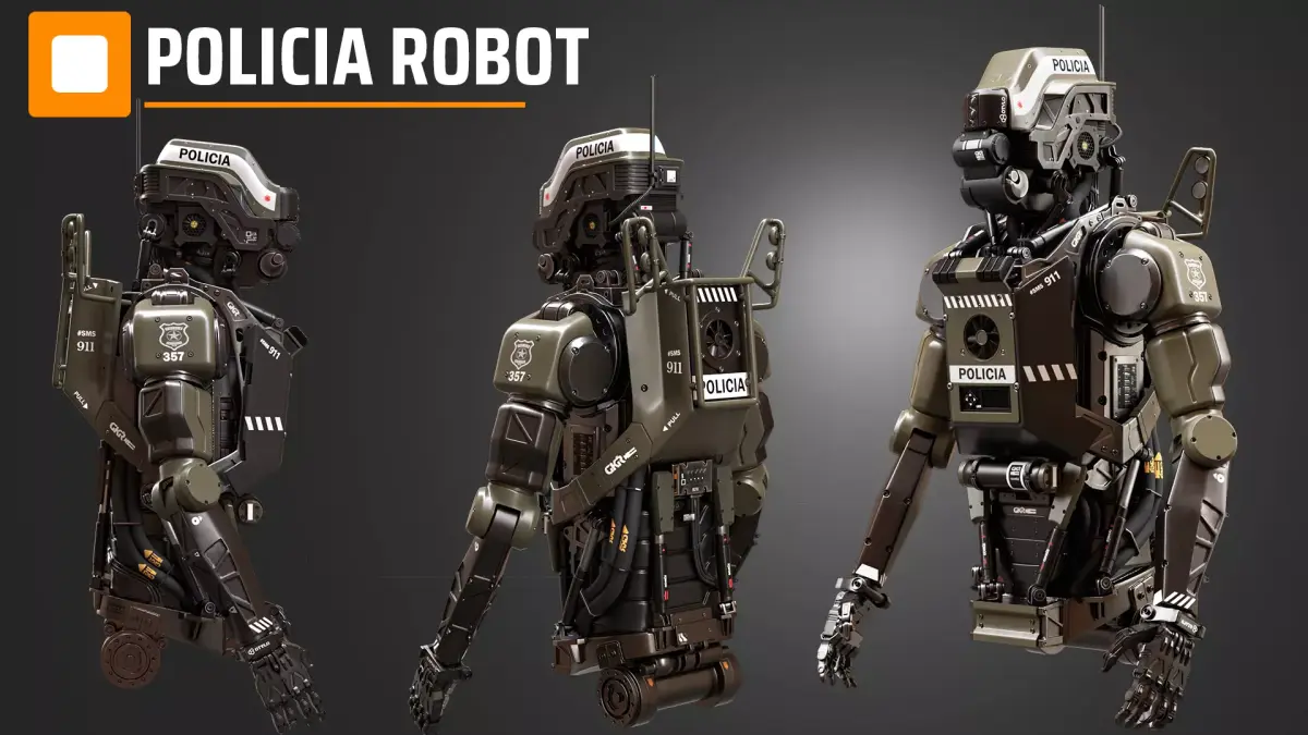 Polical Robot 3D model
