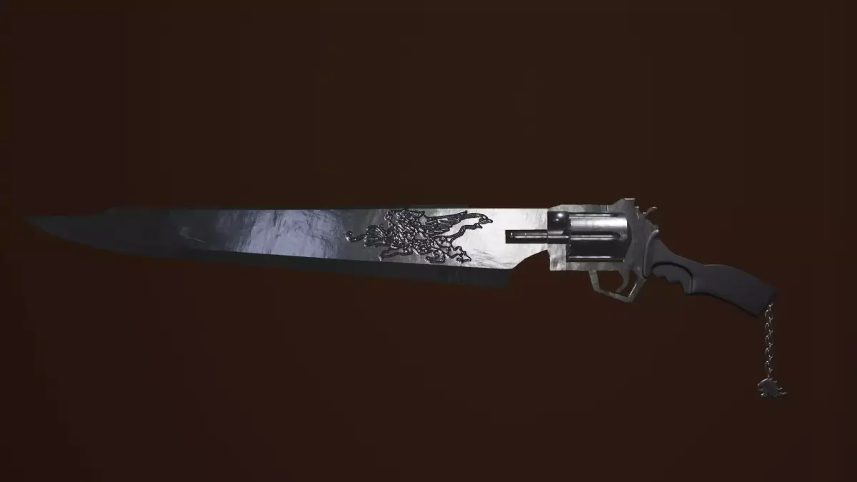 Squall Gunblade FFVIII 3D model