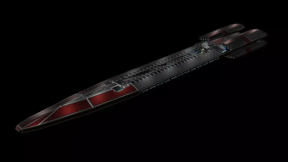 Starship star wars battlecruiser 3D model