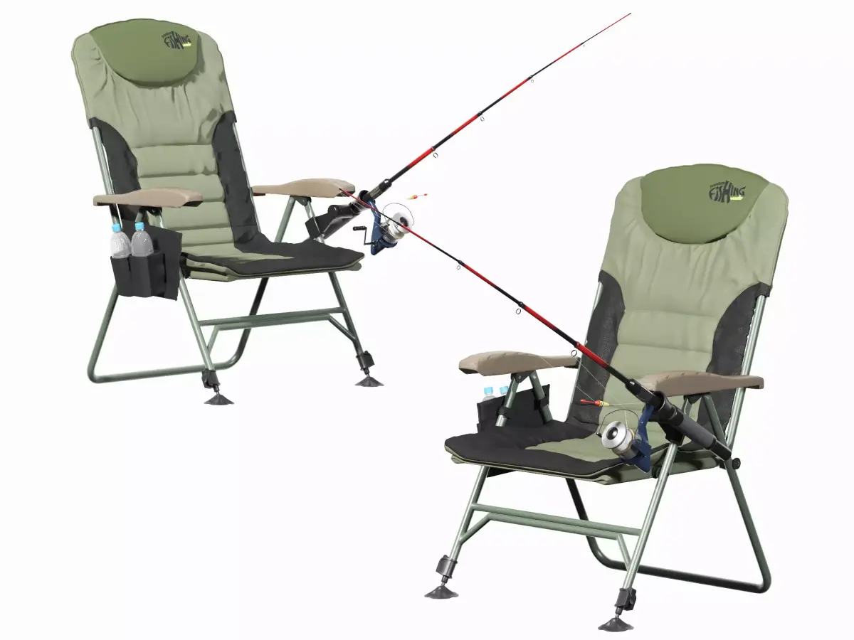 Camping Chair Low-poly 3D model get