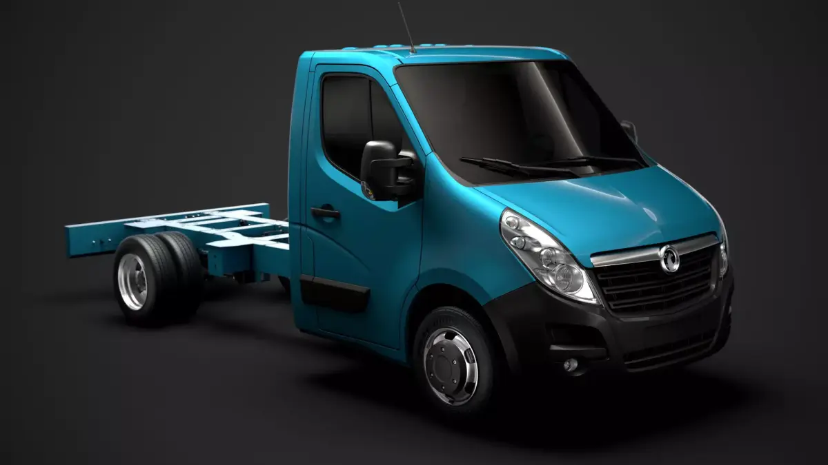 Vauxhall Movano SingleCab DW E20 Chassis 2014 3D model