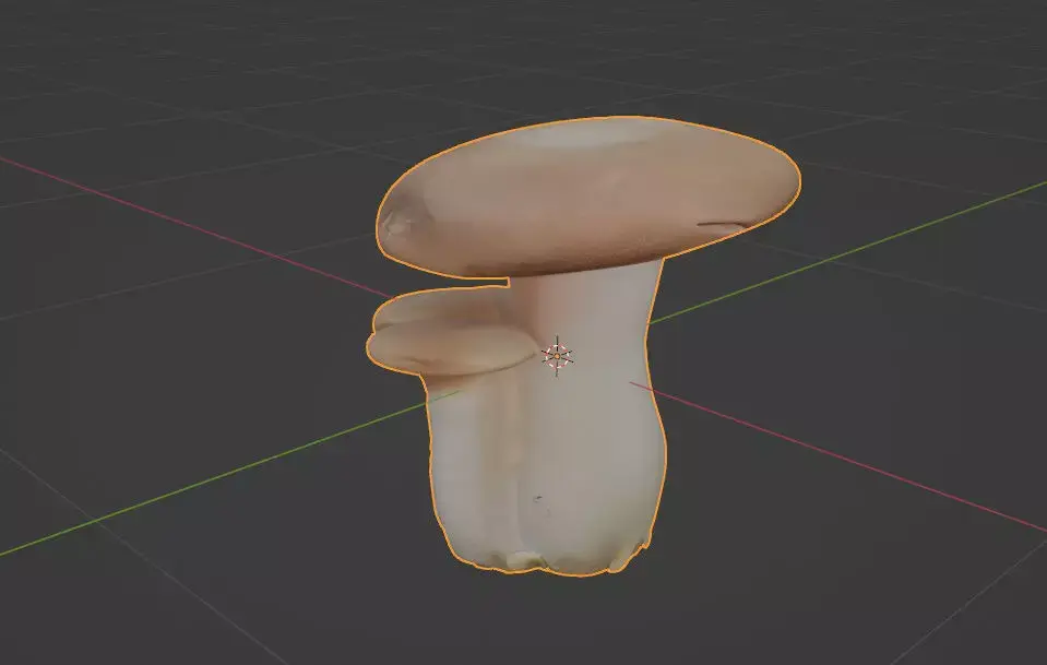 Mushroom game ready asset  3D model