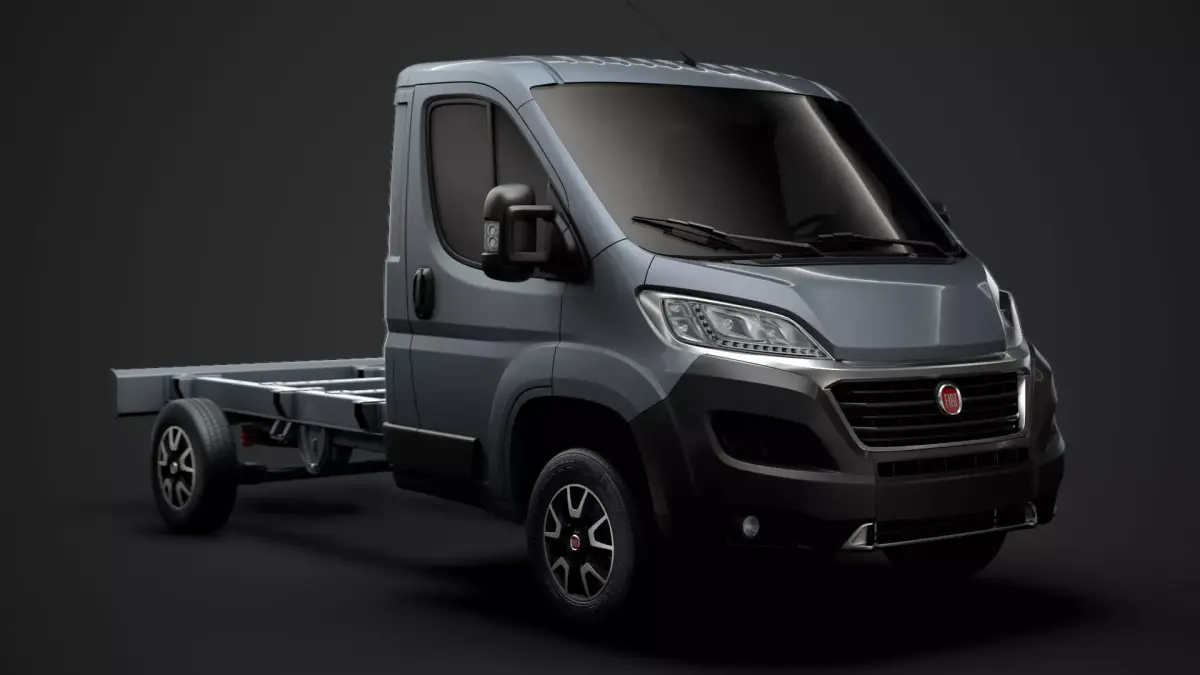Fiat Ducato Chassis Truck Single Cab 3450WB 2020 3D model