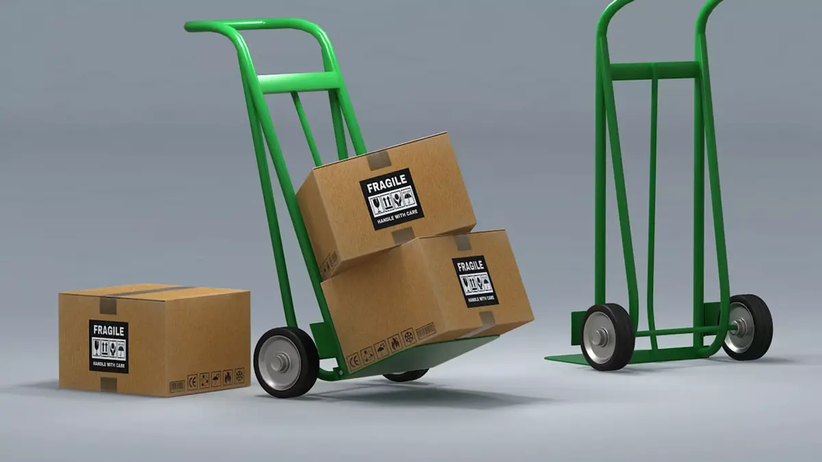 Hand Truck Low-poly 3D model buy