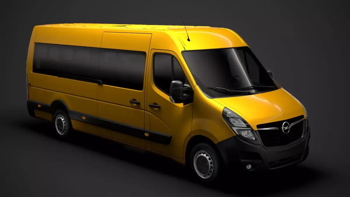Opel Movano L4H2 MiniBus 2020 3D model