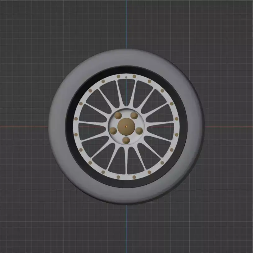 SSR Professor TF1 Rims 3D model