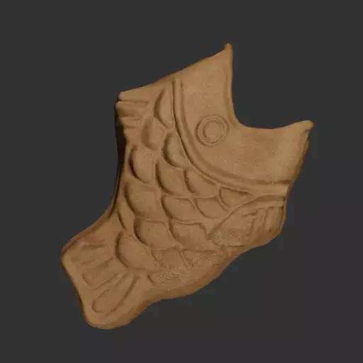Taiyaki Low-poly 3D model purchase