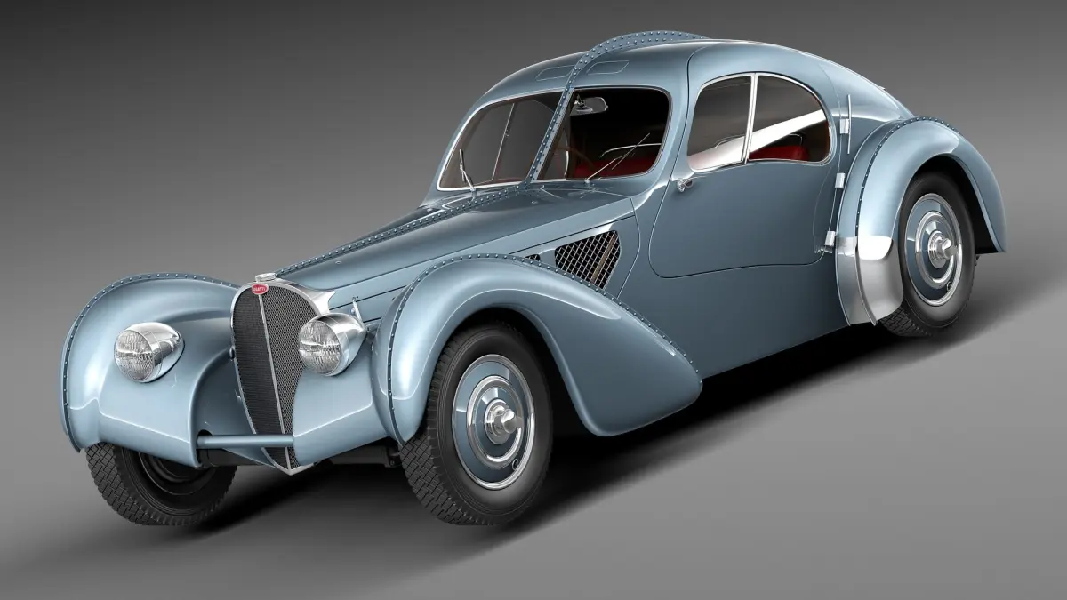 Bugatti Type 57 Atlantic 3D model purchase
