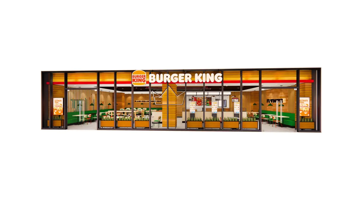 Detailed Burger King Restaurant - Royal Design 1 3D model