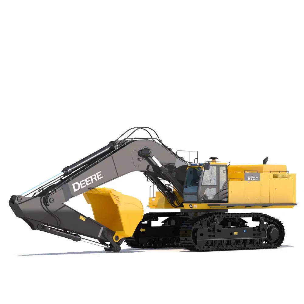 Excavator Deere 870G 3D model