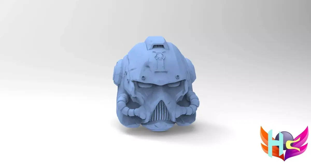 Spacemarine Helmet  3D model