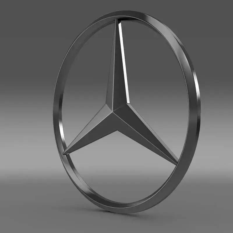 Mercedes Logo 3D model