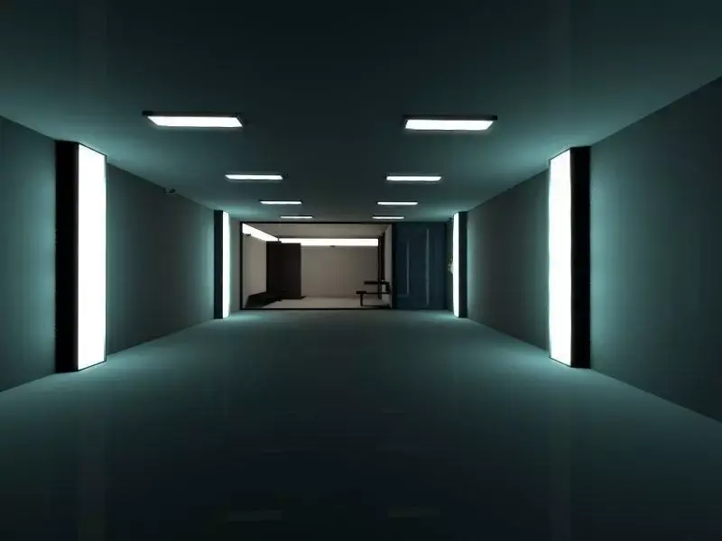 Super Criminal Hi-Tech Lockup Scene Low Poly Game Model Low-poly 3D model