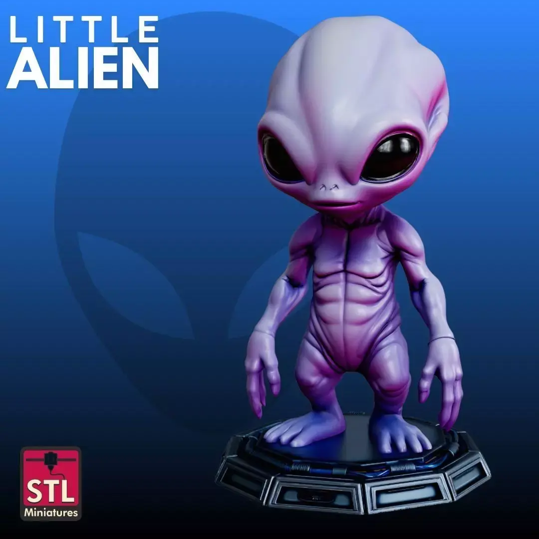 Alien Creature STL  SciFi 3D Model 3D print model