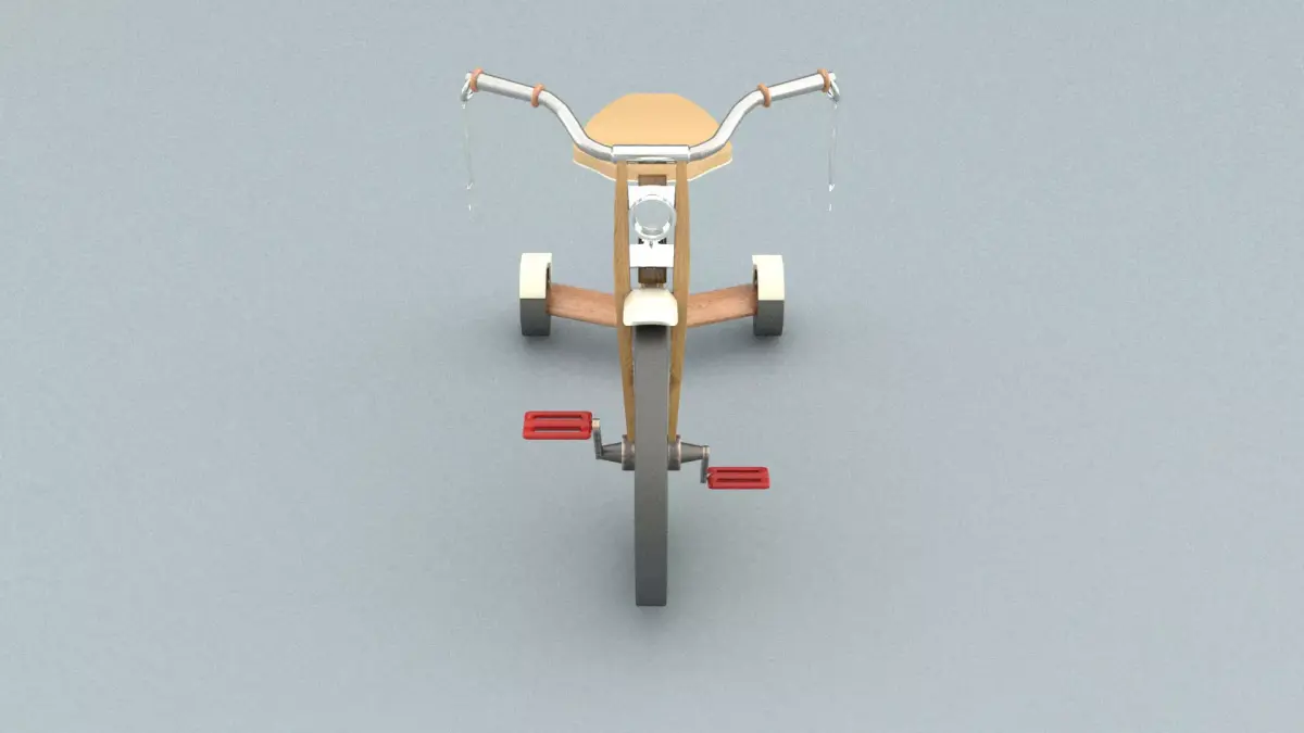 laos Kid Bicycle 3D model
