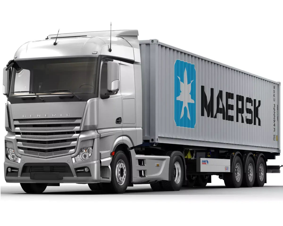 Container Truck Generic 3D model