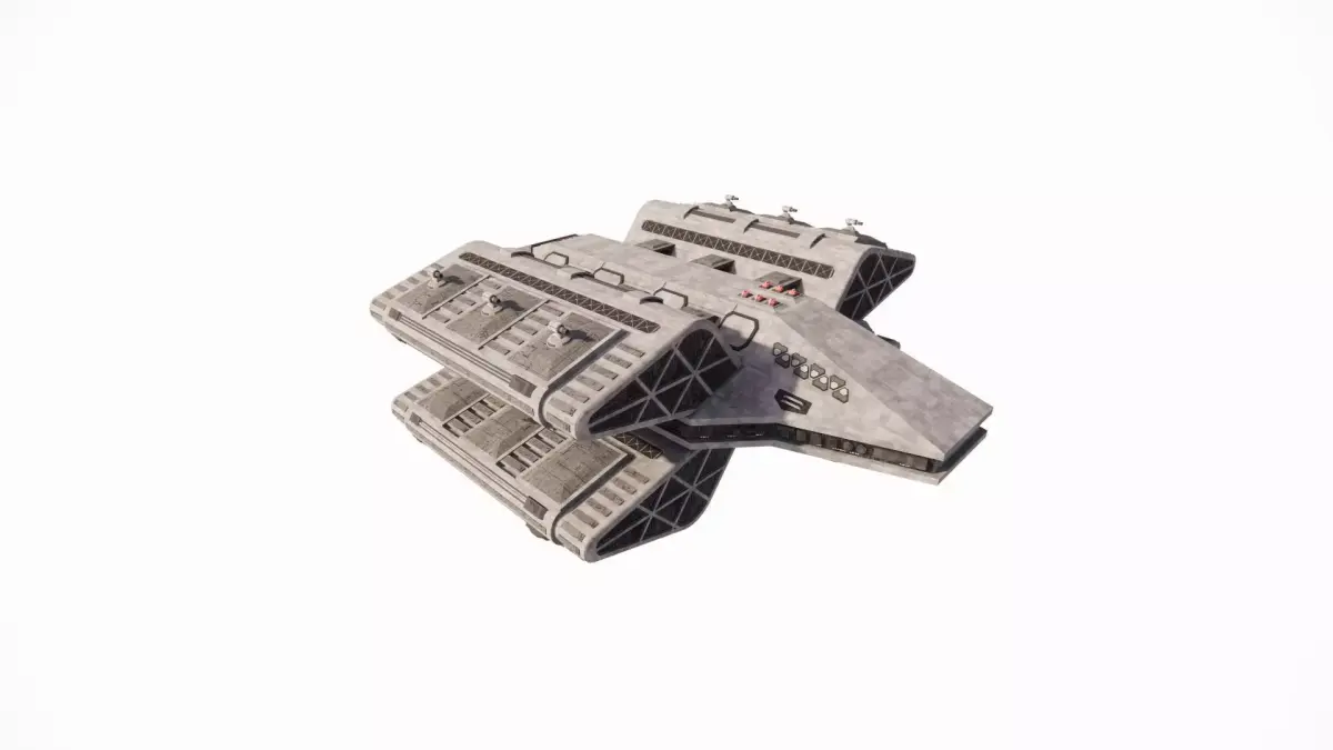 Spaceship-spacecraft-4 3D model
