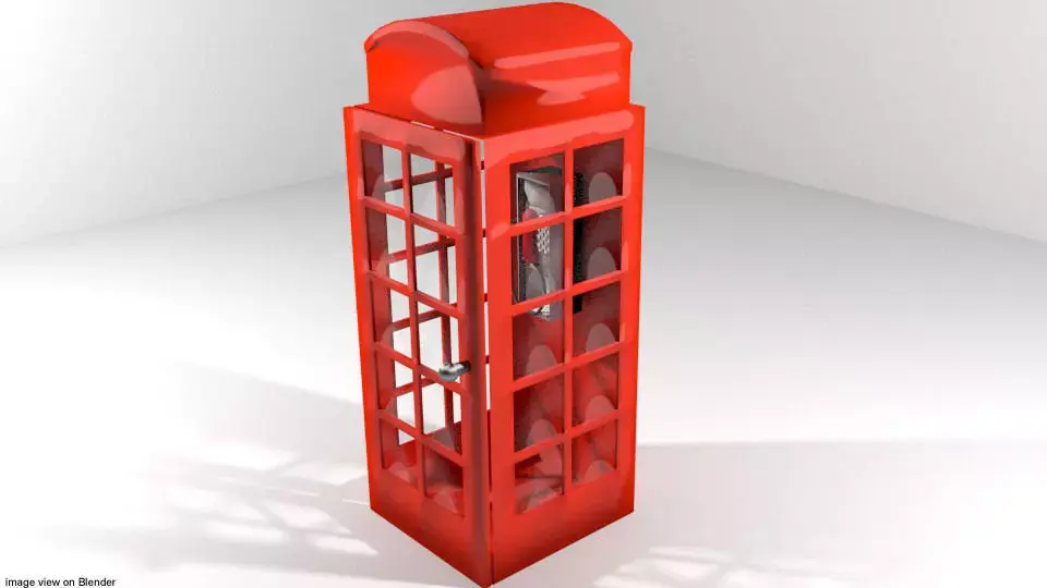 Phonebooth - Classic 3D model