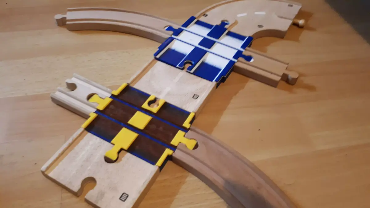 BigJigs wooden roadway pieces Free 3D print model