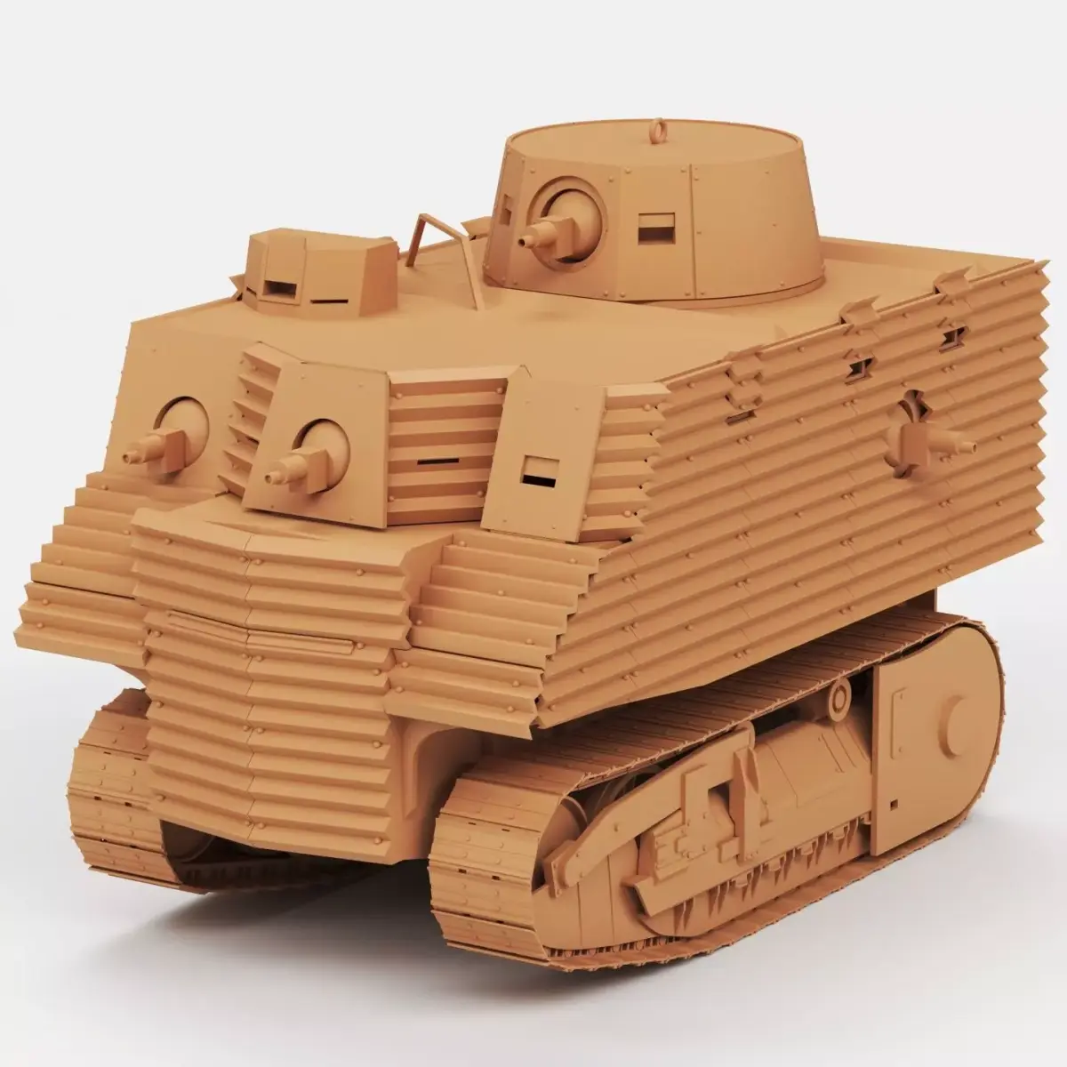 Bob Semple tank 3D print model
