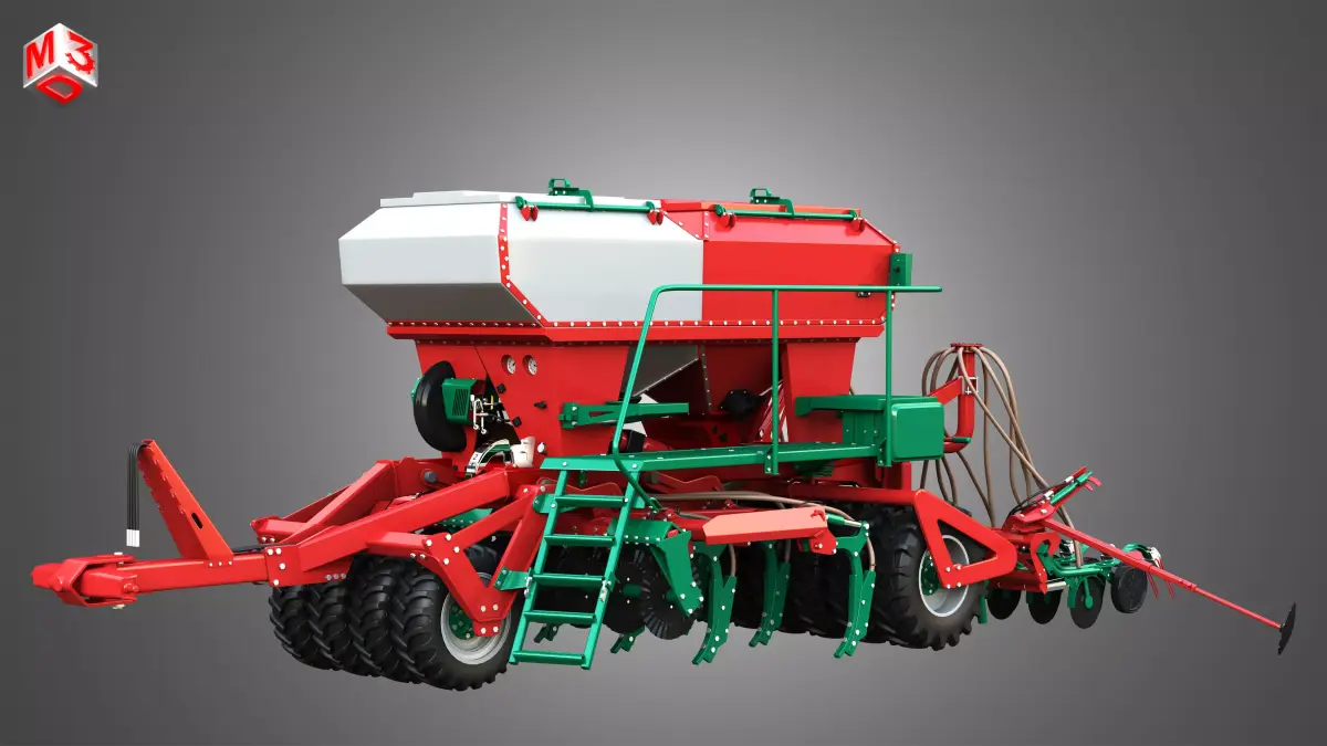Agro-Masz Salvis 3800 Pneumatic seed drill 3D model