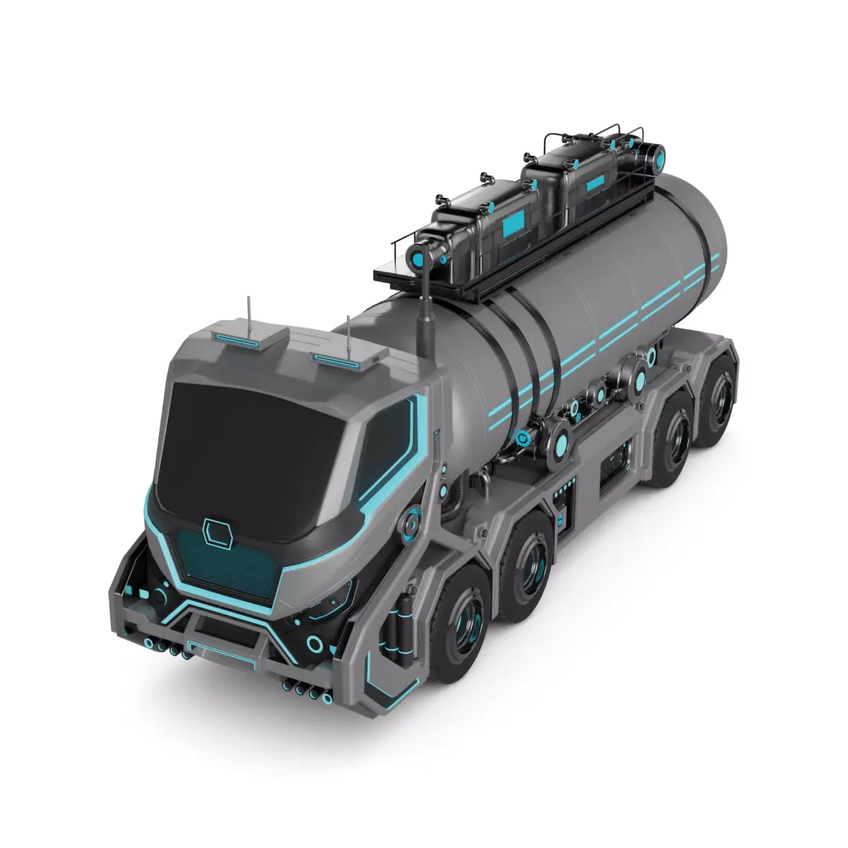 Fire Tanker 3D model get